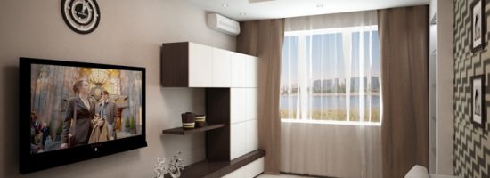 Дизайн-проект гостиной 20 м кв.