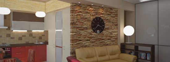 Дизайн интерьера малогабаритной кухни