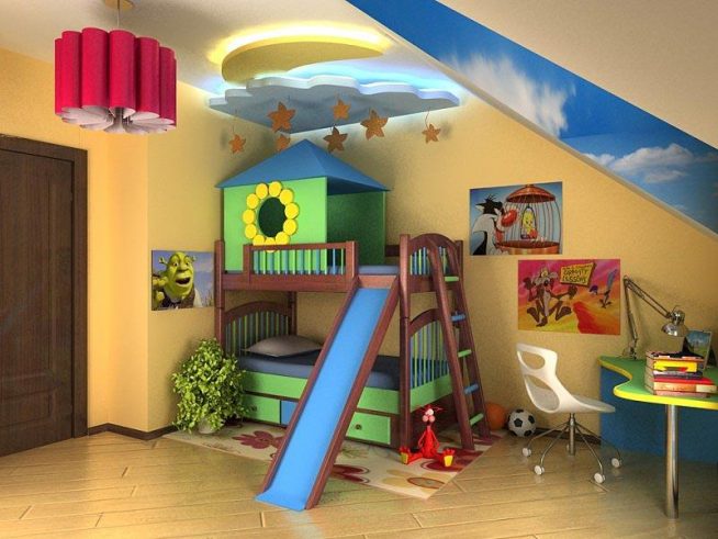 Интерьер комнаты для дошкольника