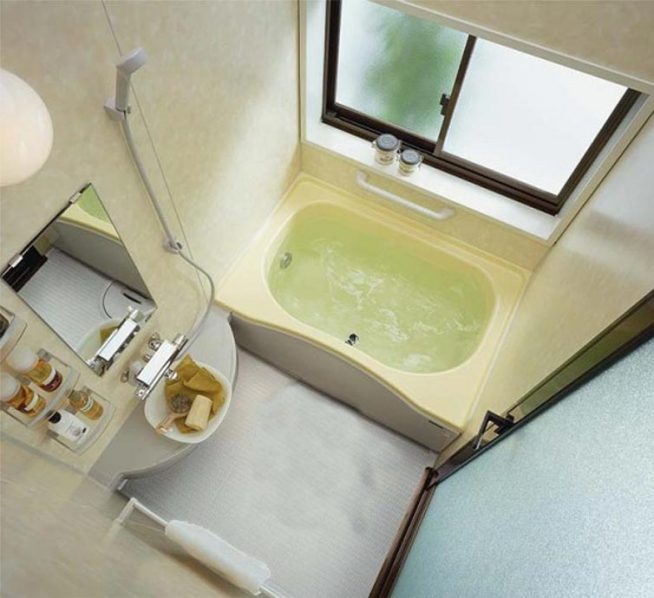 Дизайн маленькой ванной размером 3 м.кв