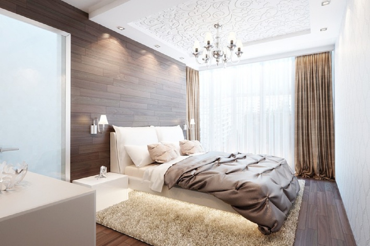 Фото спальни в современном стиле в доме фото